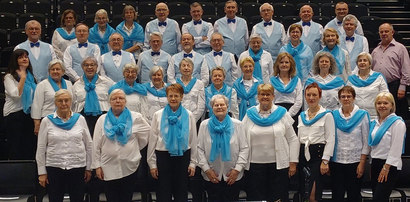 Koor na optreden concert "Joyful Music"